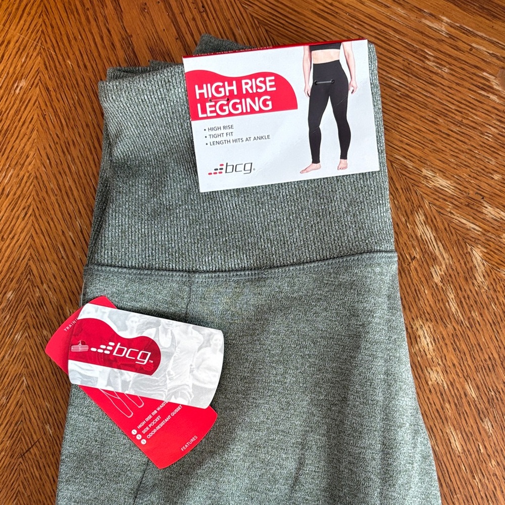 BCG Charcoal High Rise Leggings